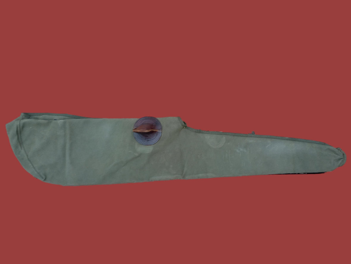 MILITARY M13 CANVAS GUN COVER WITH LEATHER PINTLE COVER 1/54/ 6531749