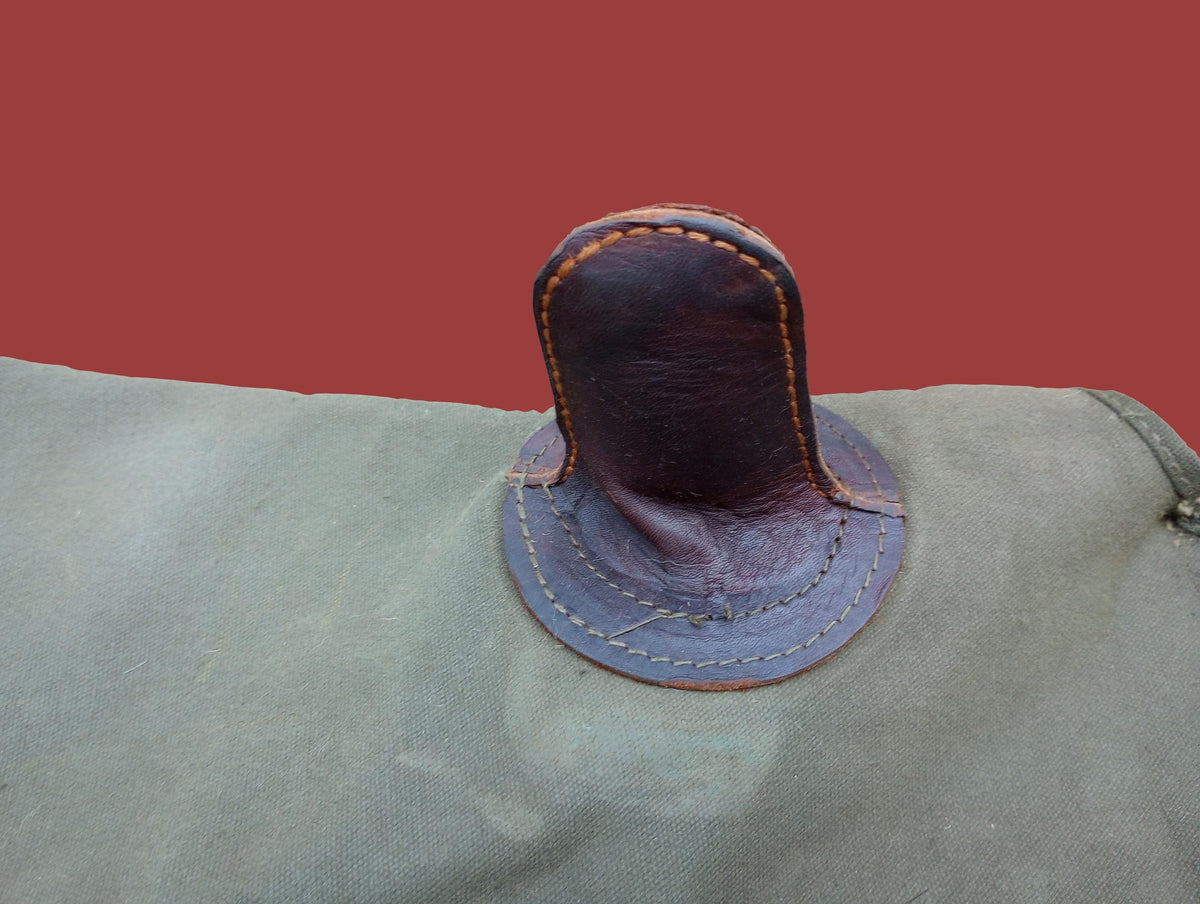 MILITARY M13 CANVAS GUN COVER WITH LEATHER PINTLE COVER 1/54/ 6531749