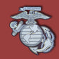 U.S MARINE CORPS EAGLE GLOBE & ANCHOR EGA LARGE OVERSIZED BACK PATCH 12" X 11"