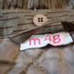 EAST GERMAN MILITARY M48 PARKA JACKET NVA CAMOUFLAGE RAIN PATTERN SIZE MEDIUM 48