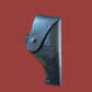 .38 PISTOL HOLSTER MILITARY ISSUE BLACK LEATHER HIP RH CATHEY ENT NOS