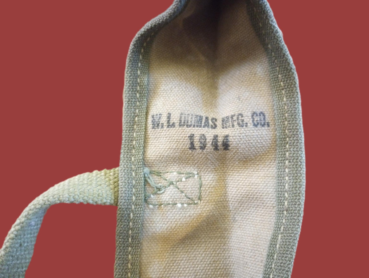 WWII U.S.MILITARY ARMY PICK MATTOCK CARRIER M-1910 ENTRENCHING AXE COVER 1944