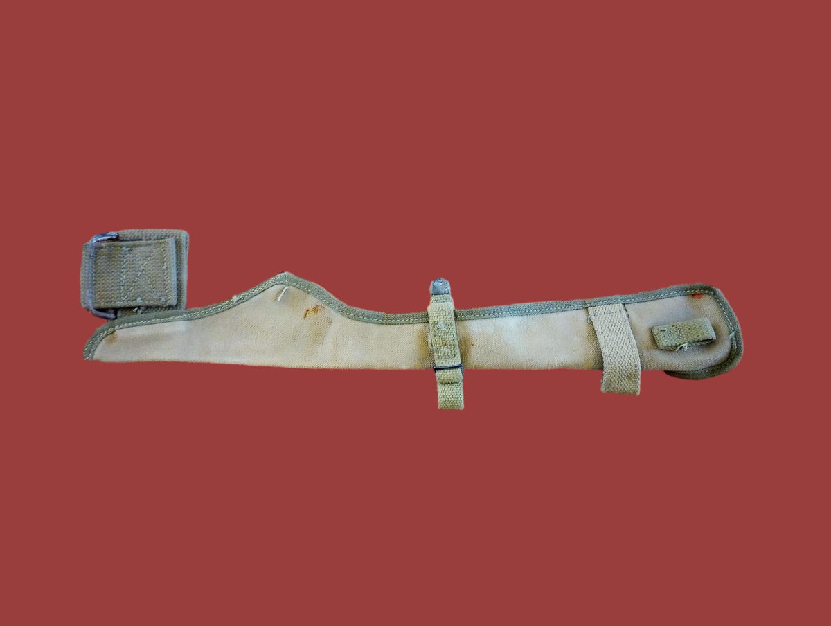 WWII U.S.MILITARY ARMY PICK MATTOCK CARRIER M-1910 ENTRENCHING AXE COVER 1944