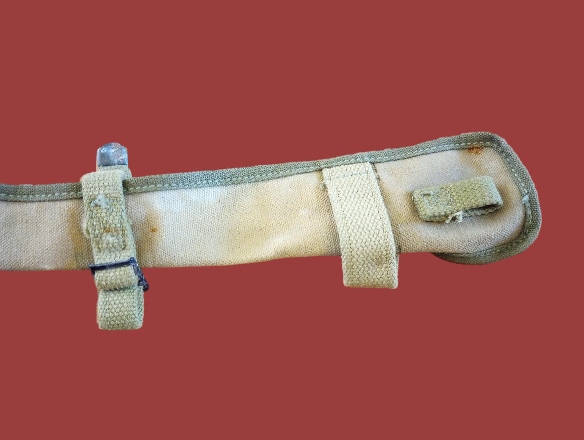 WWII U.S.MILITARY ARMY PICK MATTOCK CARRIER M-1910 ENTRENCHING AXE COVER 1944