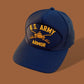 U.S ARMORED DIVISION BALL CAP U.S MILITARY OFFICIAL HEADWEAR HAT U.S.A MADE