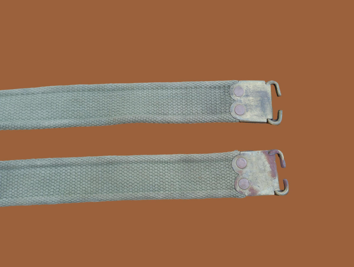 WWII BRITISH MILITARY ENFIELD KHAKI RIFLE SLING ORIGINAL BRITISH WEB P-37