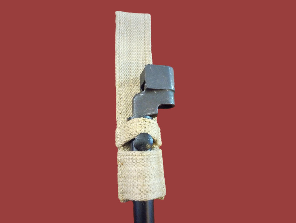 BRITISH WWII No 4 MKII ENFIELD SPIKE BAYONET SCABBARD & FROG