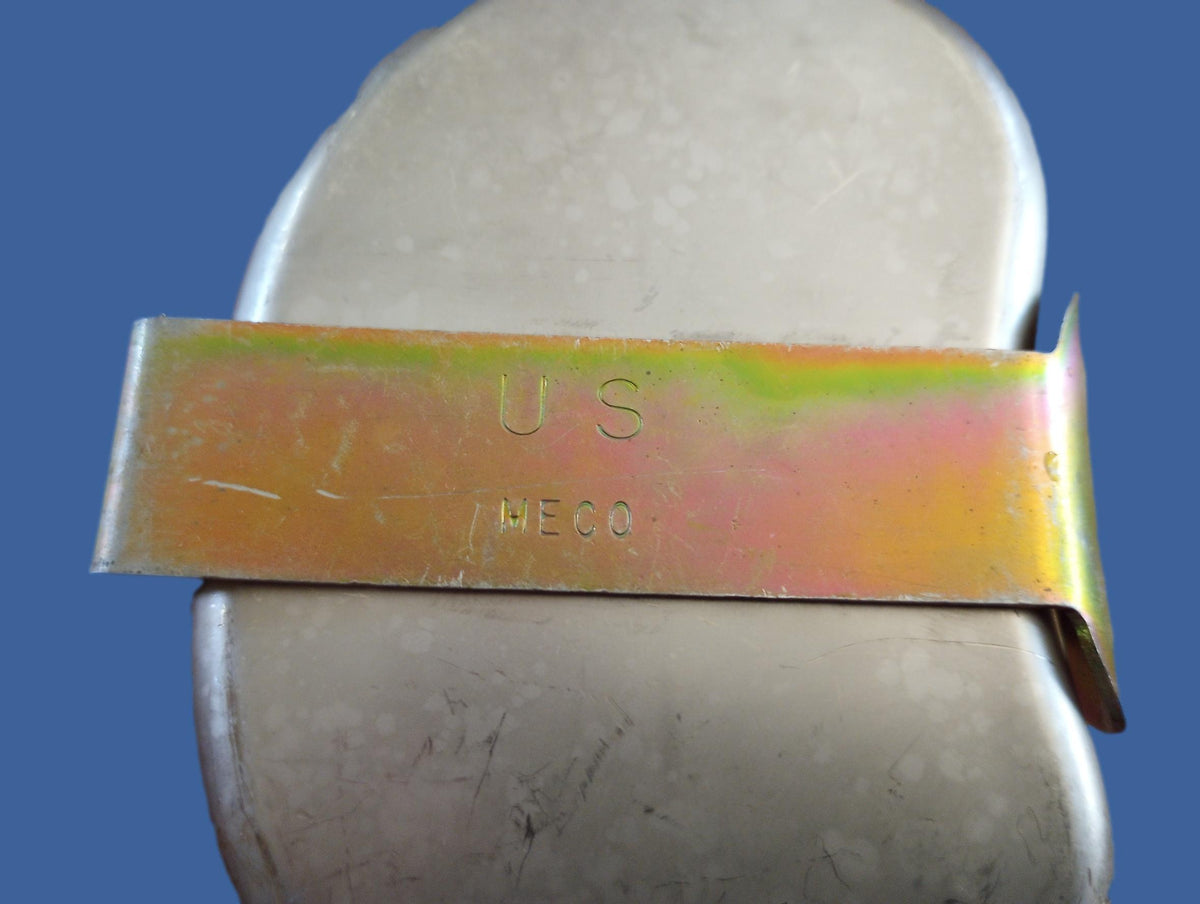 U.S MILITARY CANTEEN CUP  VIETNAM WAR ISSUE MECO MFG HEAVY GUAGE STAINLESS STEEL