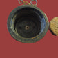 WWII U.S MILITARY CANTEEN BAKELITE CAP LID WITH CHAIN & CORK 1945 ALL ORIGINAL