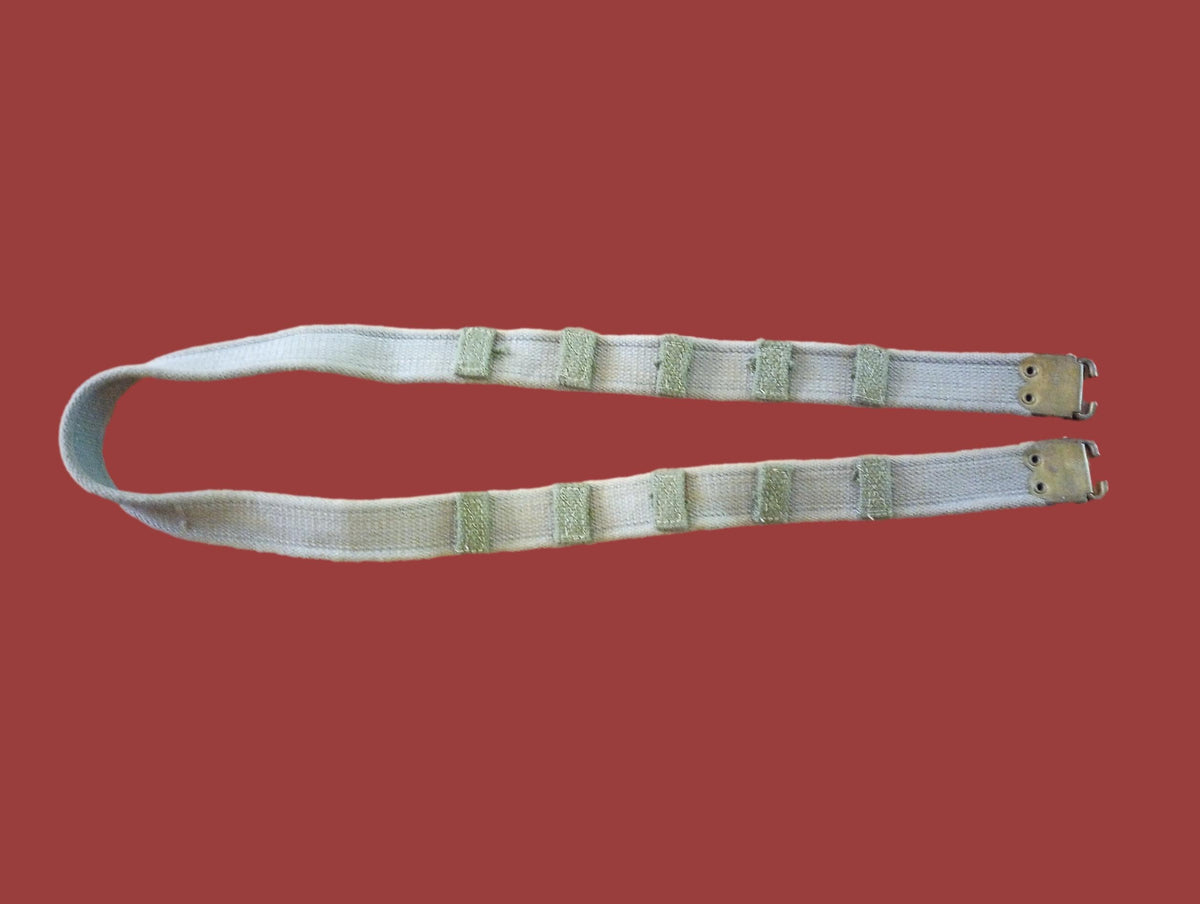 WWII BRITISH MILITARY ENFIELD KHAKI RIFLE SLING P-37 FN BELGIAN FAL 49 ORIGINAL