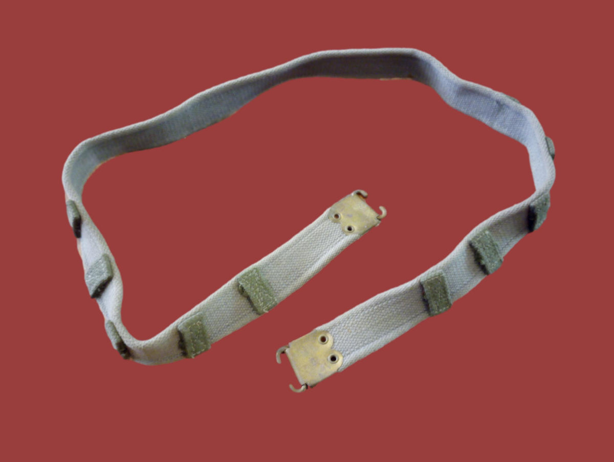 WWII BRITISH MILITARY ENFIELD KHAKI RIFLE SLING P-37 FN BELGIAN FAL 49 ORIGINAL