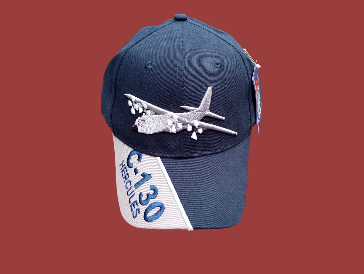 AIR FORCE C-130 HERCULES HAT EMBROIDERED U.S MILITARY BALL CAP