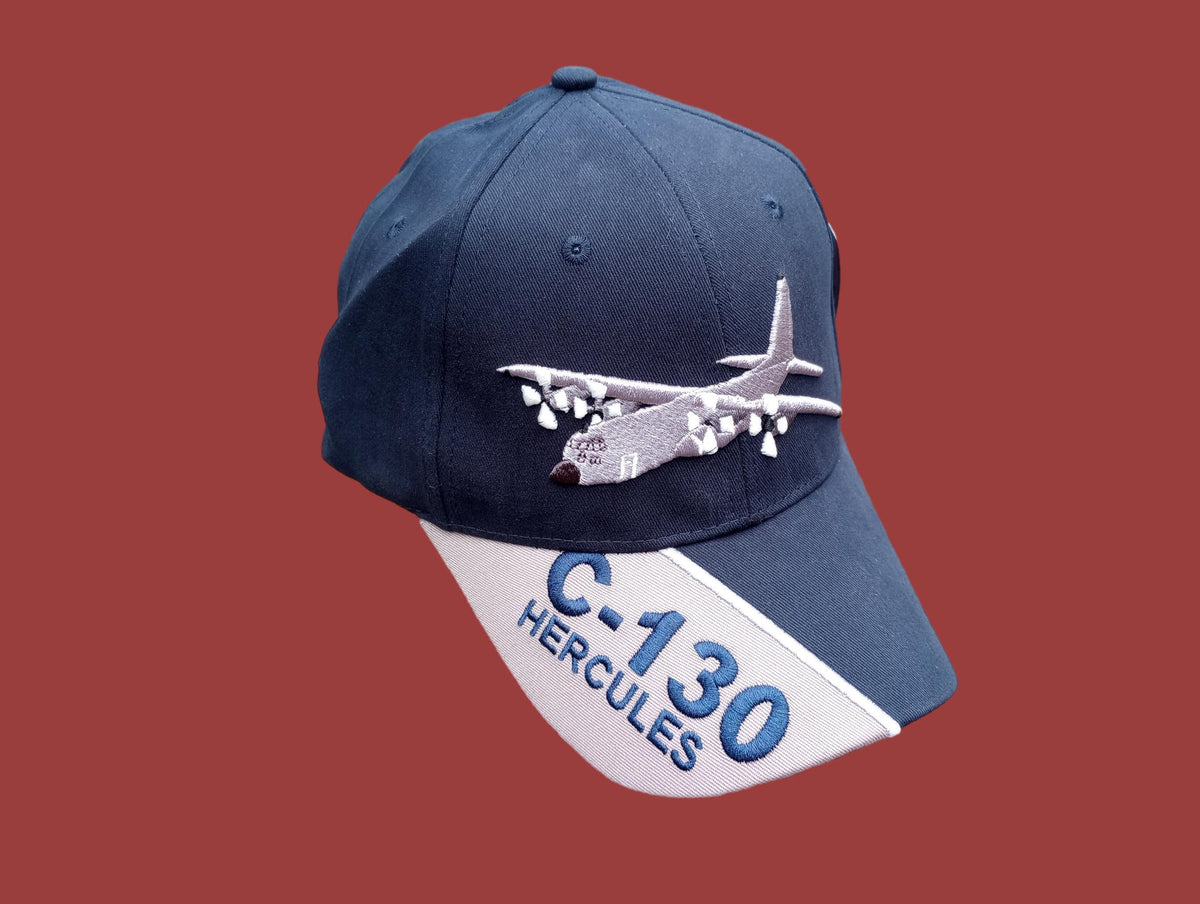 AIR FORCE C-130 HERCULES HAT EMBROIDERED U.S MILITARY BALL CAP
