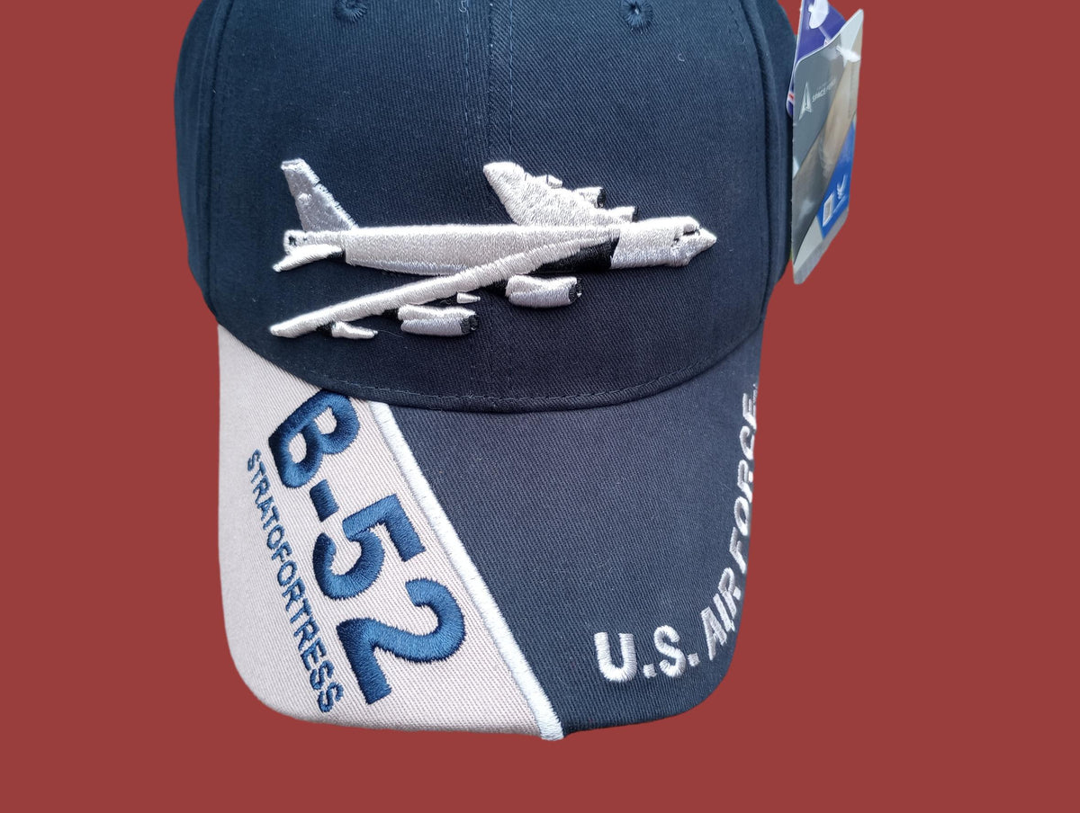 AIR FORCE B-52 BOMBER STRATOFORTRESS HAT EMBROIDERED U.S MILITARY BALL CAP