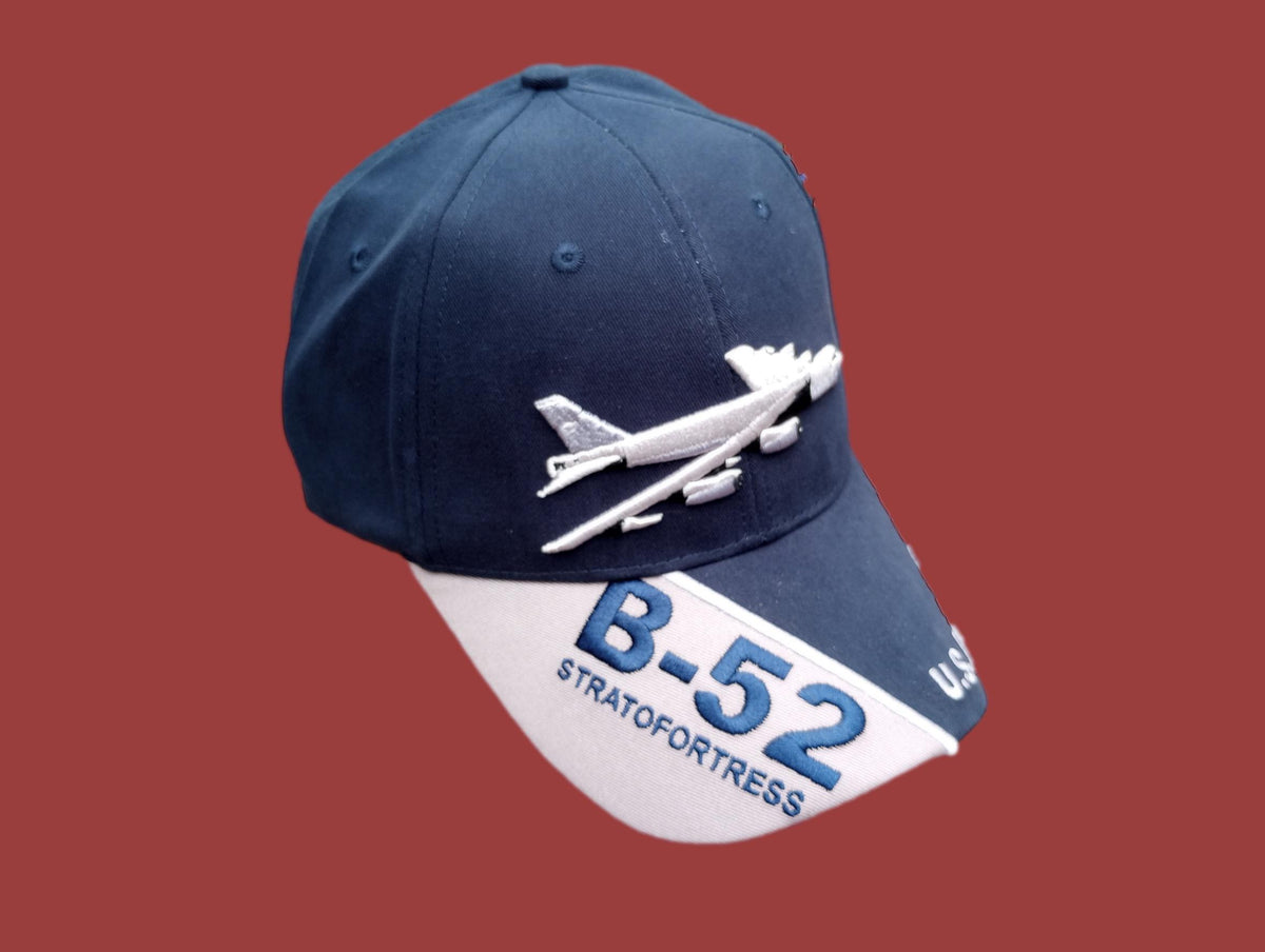 AIR FORCE B-52 BOMBER STRATOFORTRESS HAT EMBROIDERED U.S MILITARY BALL CAP