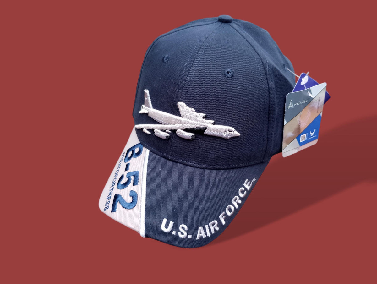 AIR FORCE B-52 BOMBER STRATOFORTRESS HAT EMBROIDERED U.S MILITARY BALL CAP