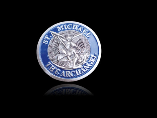 ST. MICHAEL THE ARCHANGEL CHALLENGE COIN PSALM 91:10 SPIRITUAL RELIGIOUS NEW