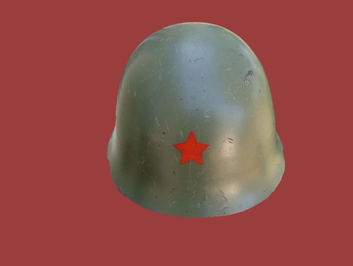 YUGOSLAVIAN COMBAT HELMET JNA YPA M59/85 YUGOSLAV PEOPLES ARMY RED STAR