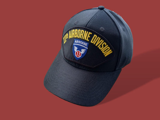 U.S MILITARY ARMY 11th AIRBORNE HAT OFFICIAL ARMY CAP U.S MADE 11th AIRBORNE DIV