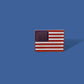 U.S.A AMERICAN FLAG HAT LAPEL PIN CLUTCH BACK DOUBLE POST UNITED STATES