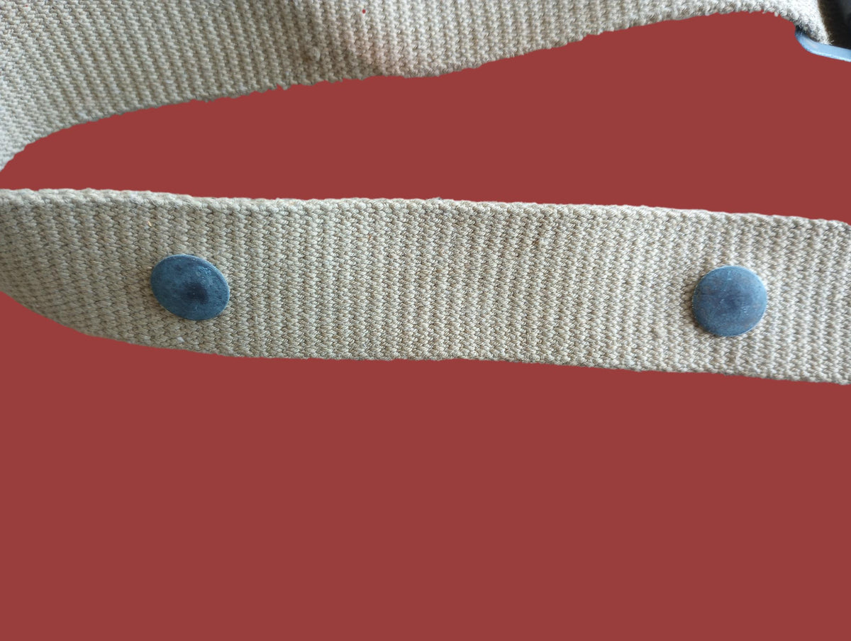 WWII MARINE CORPS USMC DEMOLITION BELT OR M1 CARBINE 5 SNAP MAGAZINE POUCH BELT