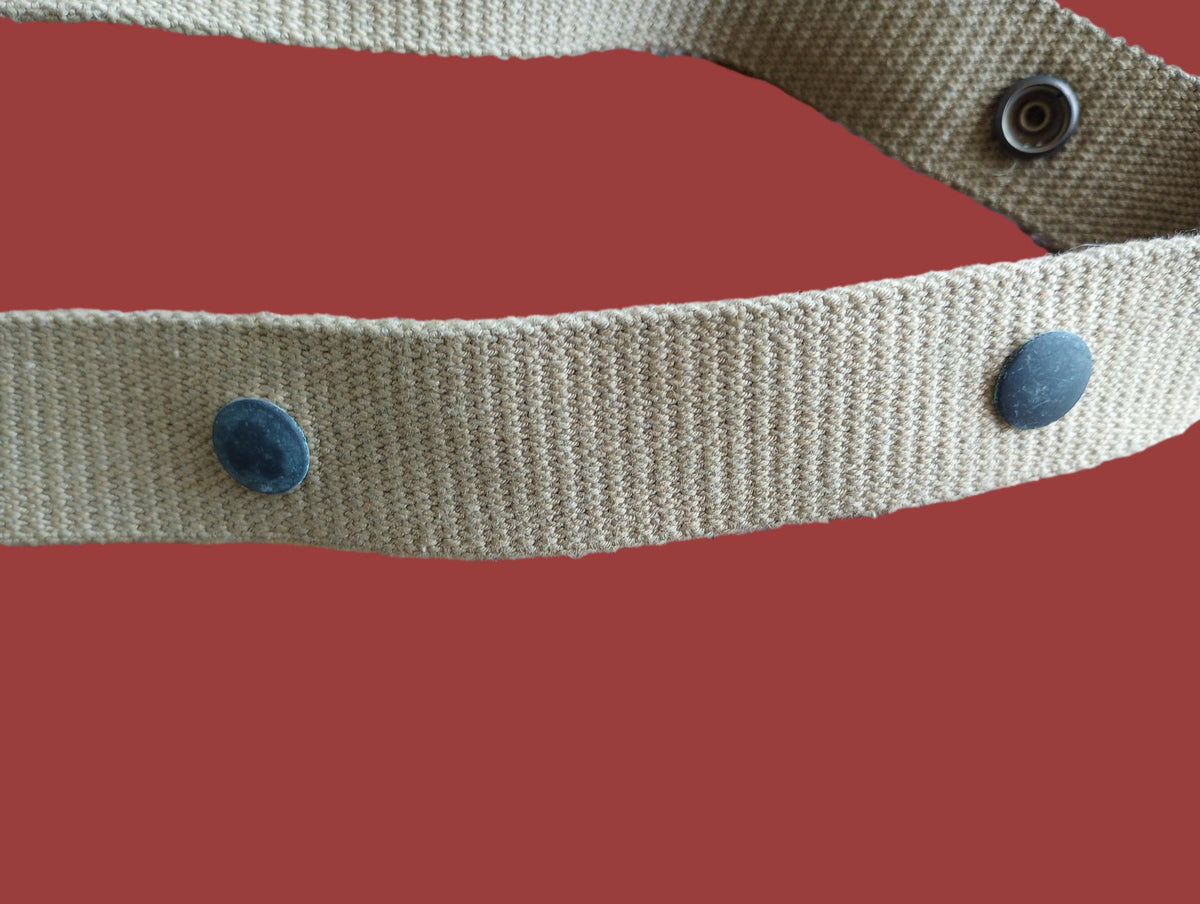 WWII MARINE CORPS USMC DEMOLITION BELT OR M1 CARBINE 5 SNAP MAGAZINE POUCH BELT