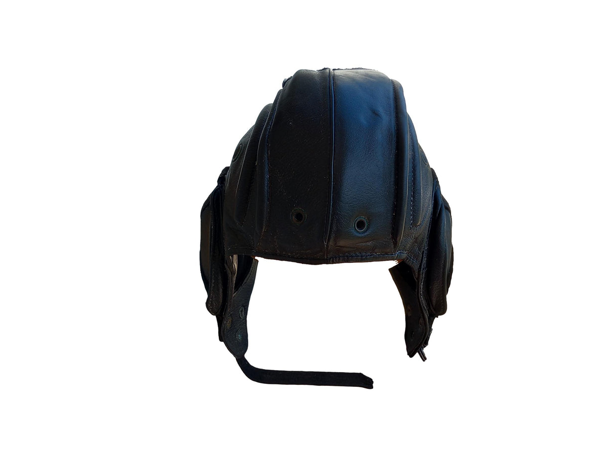 MILITARY BELGIAN ARMY LEATHER TANKERS HELMET ORIGINAL SURPLUS ISSUE TELEMIT