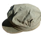 WWII M41/43 EARLY ARMY HBT UTILITY FIELD CAP SHORT BILL HAT HERRINGBONE TWILL