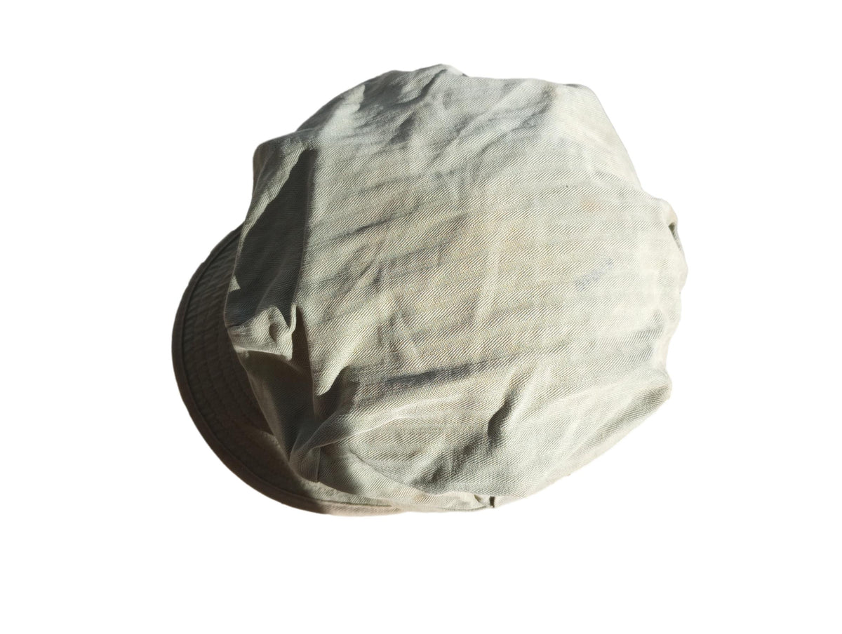 WWII M41/43 EARLY ARMY HBT UTILITY FIELD CAP SHORT BILL HAT HERRINGBONE TWILL