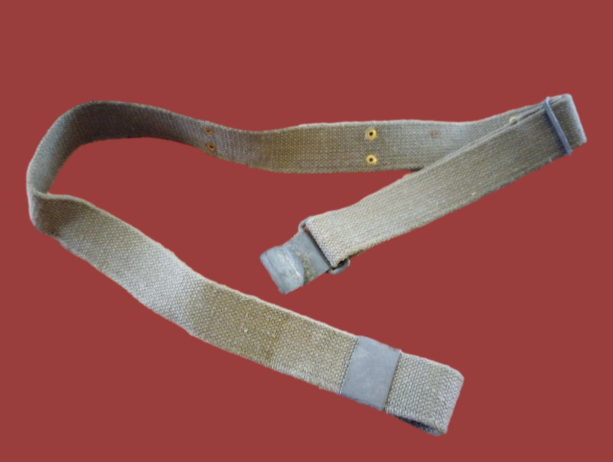 MILITARY GARAND WEB RIFLE SLING POST WAR FLAT BUCKLE GENUINE SURPLUS