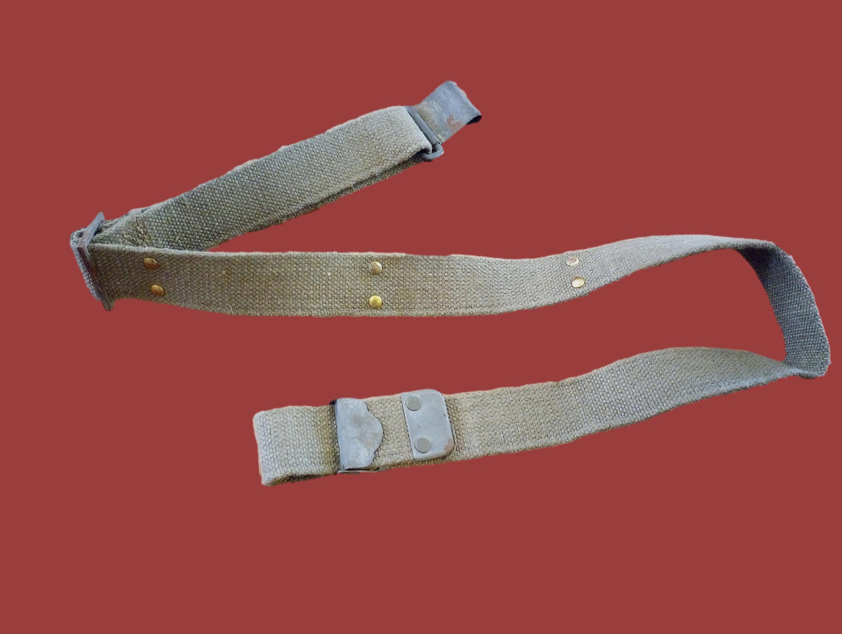 MILITARY GARAND WEB RIFLE SLING POST WAR FLAT BUCKLE GENUINE SURPLUS