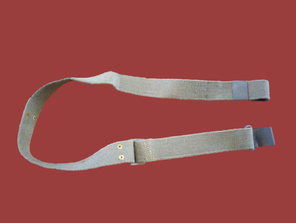 MILITARY GARAND WEB RIFLE SLING POST WAR FLAT BUCKLE GENUINE SURPLUS