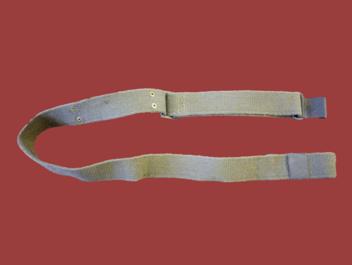MILITARY GARAND WEB RIFLE SLING POST WAR FLAT BUCKLE GENUINE SURPLUS