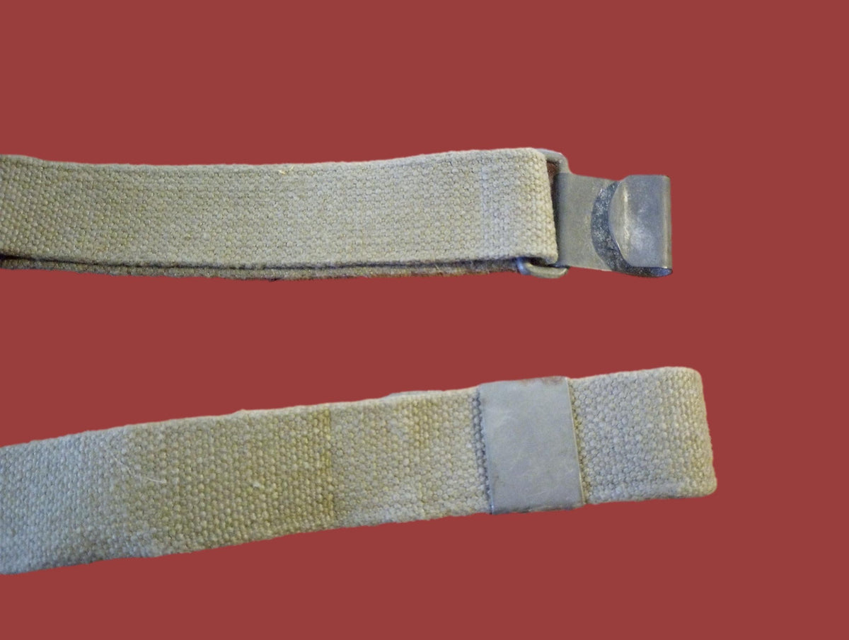MILITARY GARAND WEB RIFLE SLING POST WAR FLAT BUCKLE GENUINE SURPLUS