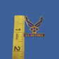 U.S MILITARY AIR FORCE HAT LAPEL PIN DOUBLE CLUTCH BACK PINS
