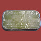 WWII U.S Army/USMC Khaki First Aid Pouch & Carlisle Tin Bandage M-1924