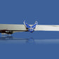 U.S MILITARY AIR FORCE WINGS INSIGNIA TIE BAR OR TIE TAC CLIP ON TYPE