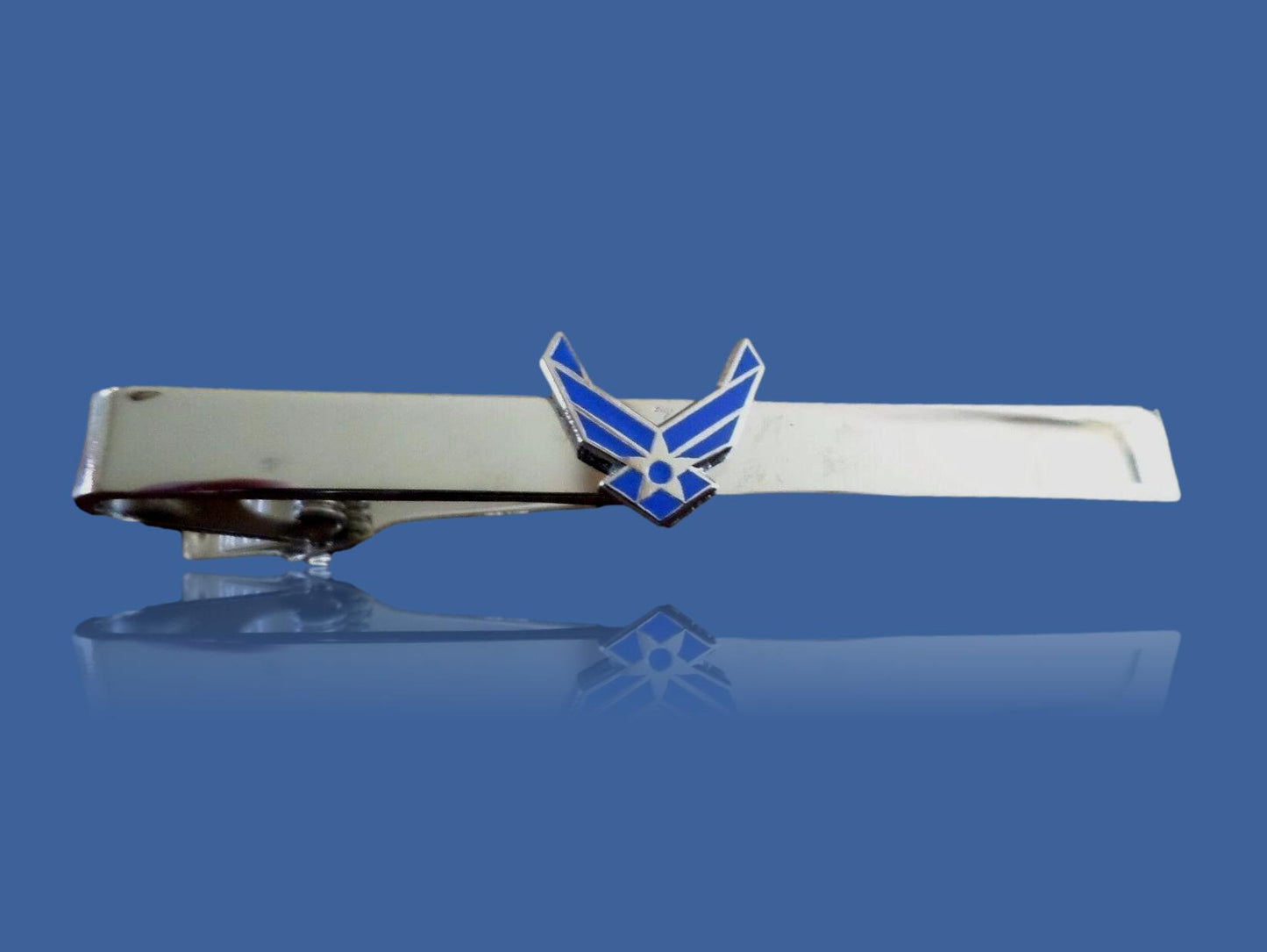 U.S MILITARY AIR FORCE WINGS INSIGNIA TIE BAR OR TIE TAC CLIP ON TYPE