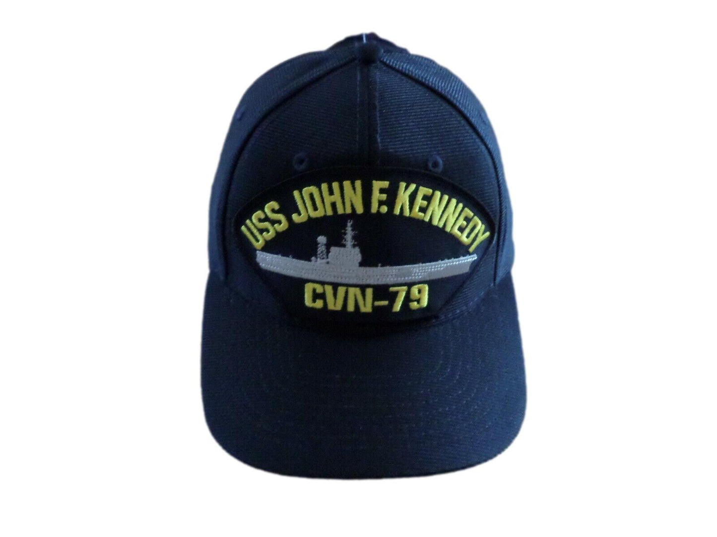 USS JOHN F KENNEDY CVN- 79 NAVY SHIP HAT OFFICIAL U.S MILITARY BALL CAP USA MADE