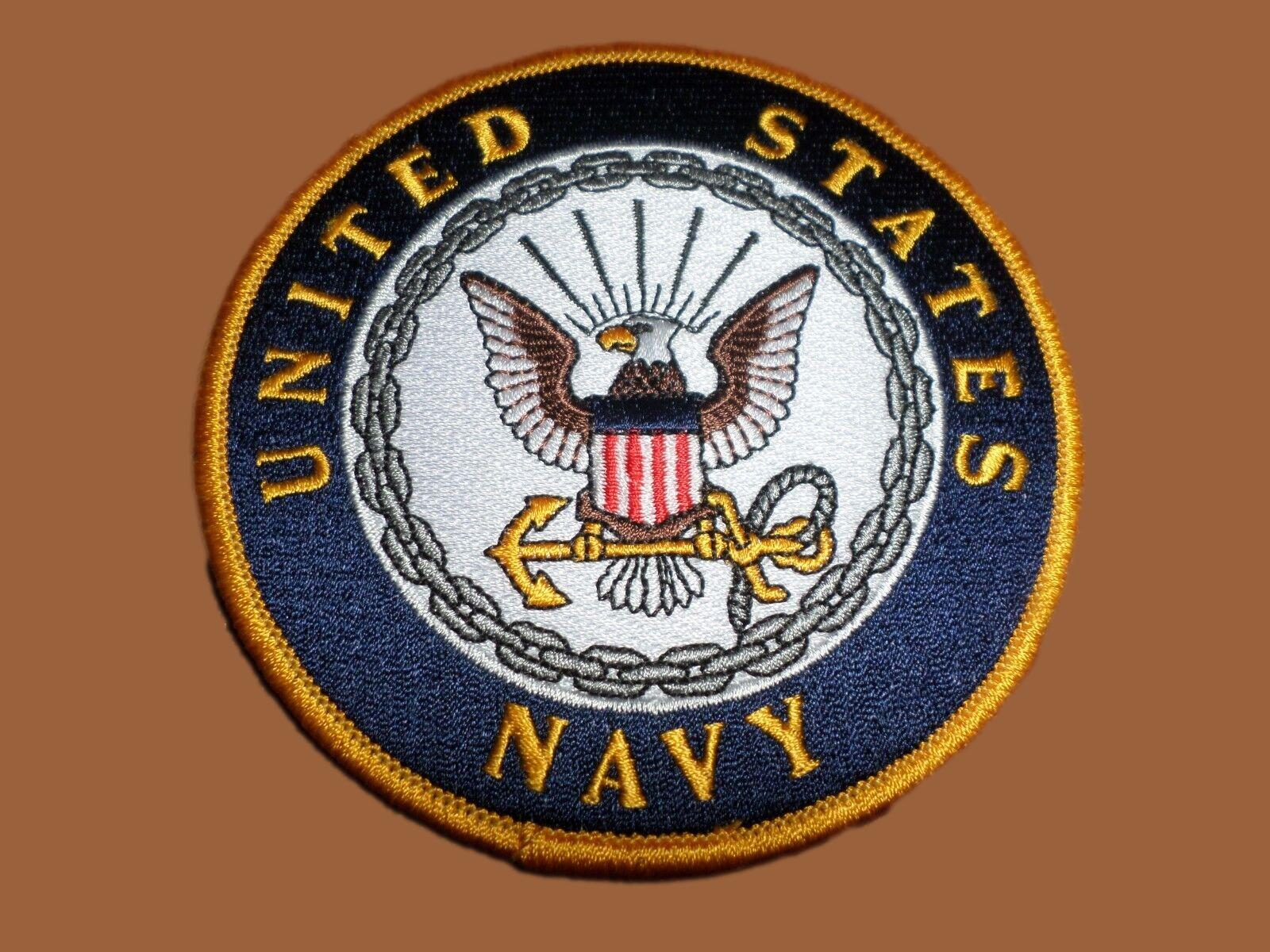 NEW U.S.MILITARY NAVY EMBROIDERED PATCH UNITED STATES NAVY 4