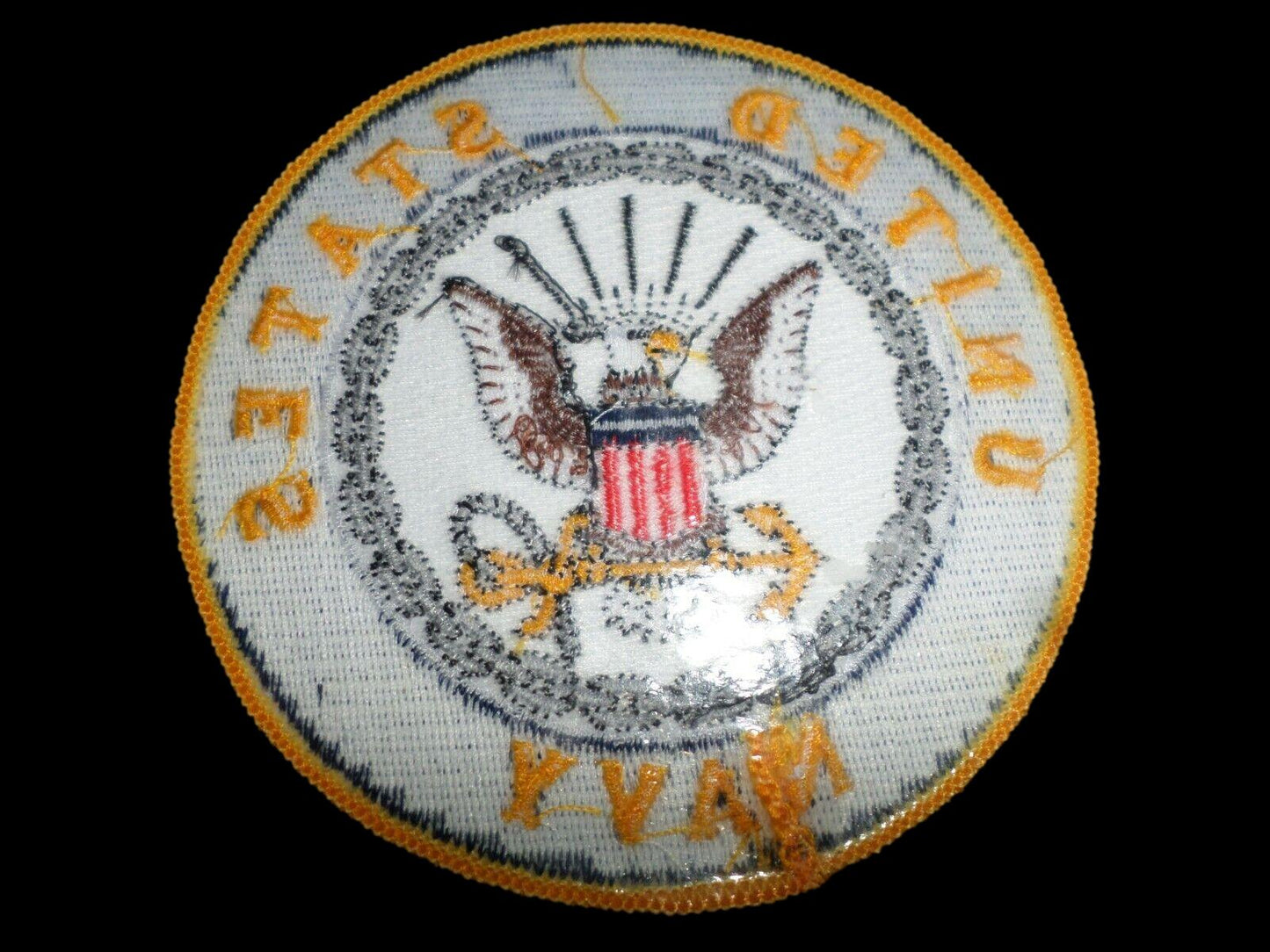 NEW U.S.MILITARY NAVY EMBROIDERED PATCH UNITED STATES NAVY 4" X 4" FULL COLOR