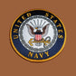 NEW U.S.MILITARY NAVY EMBROIDERED PATCH UNITED STATES NAVY 4" X 4" FULL COLOR