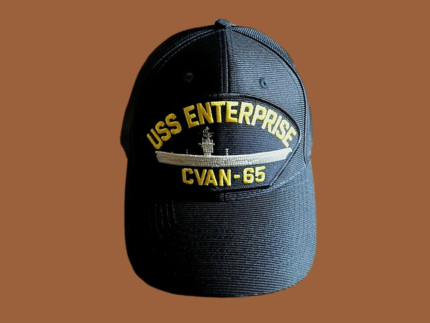 USS ENTERPRISE CVAN-65 NAVY SHIP HAT U.S MILITARY OFFICIAL BALL CAP U.S.A MADE