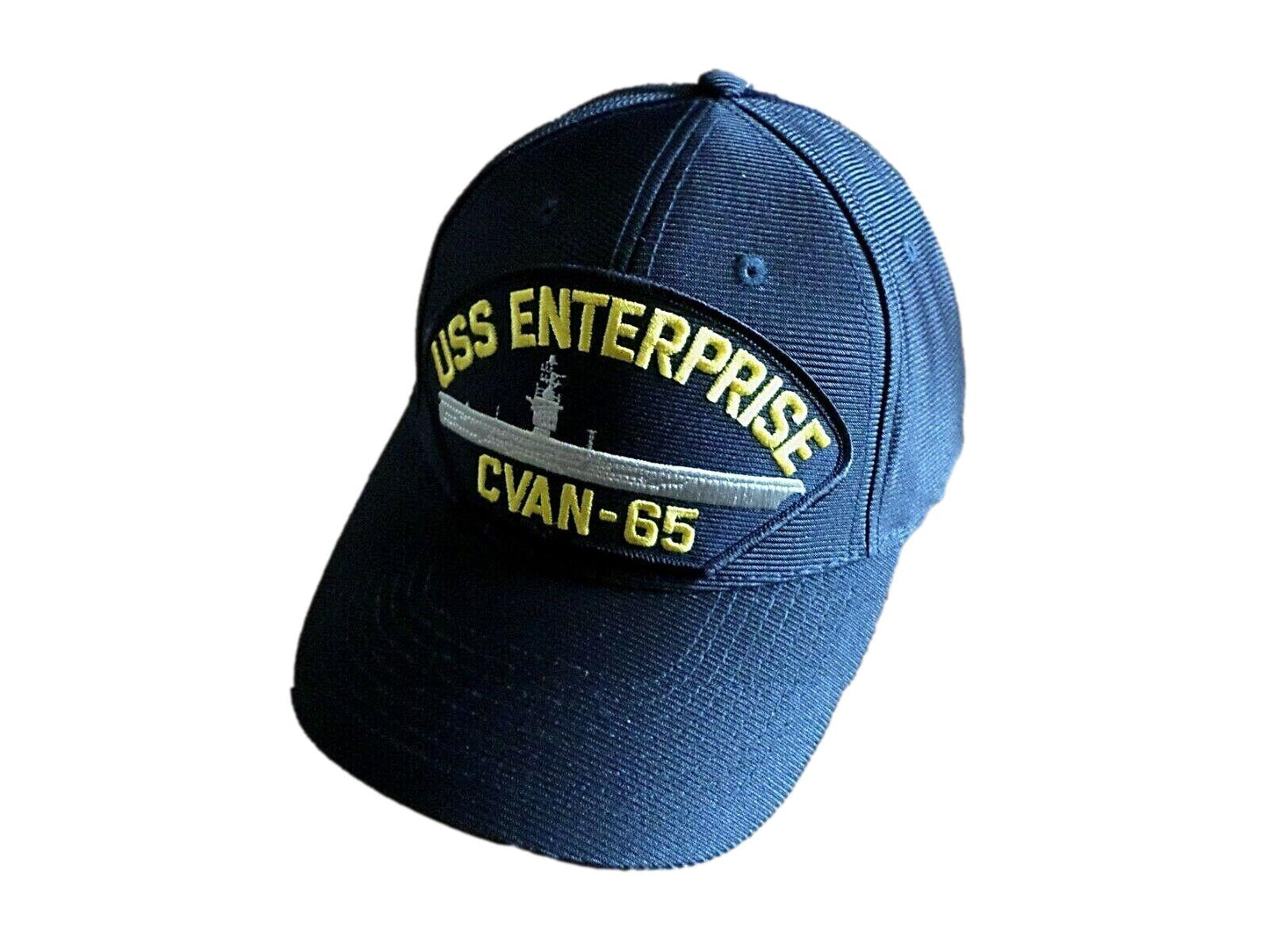 USS ENTERPRISE CVAN-65 NAVY SHIP HAT U.S MILITARY OFFICIAL BALL CAP U.S.A MADE