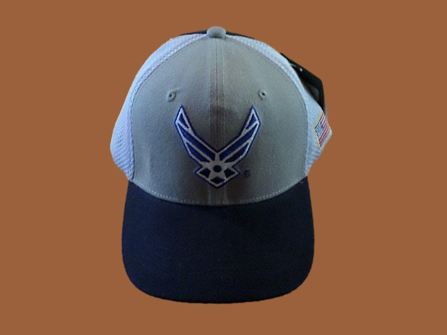 New U.S Military Air Force Hat Deluxe Mesh 3-D Embroidered Baseball Cap