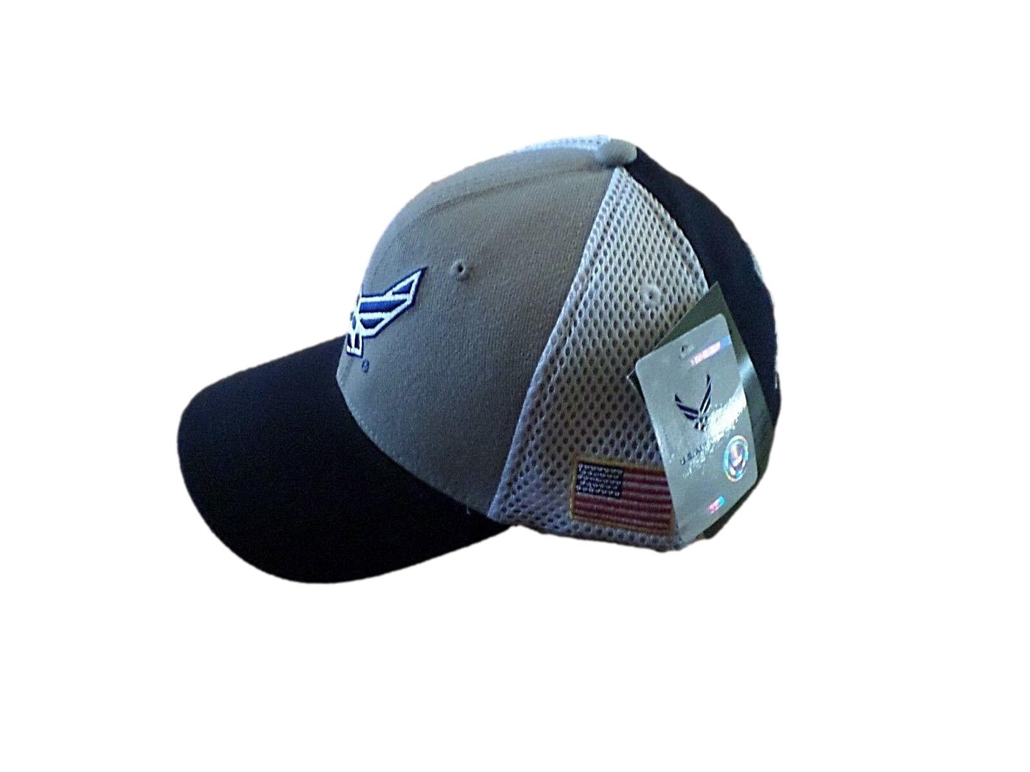 New U.S Military Air Force Hat Deluxe Mesh 3-D Embroidered Baseball Cap