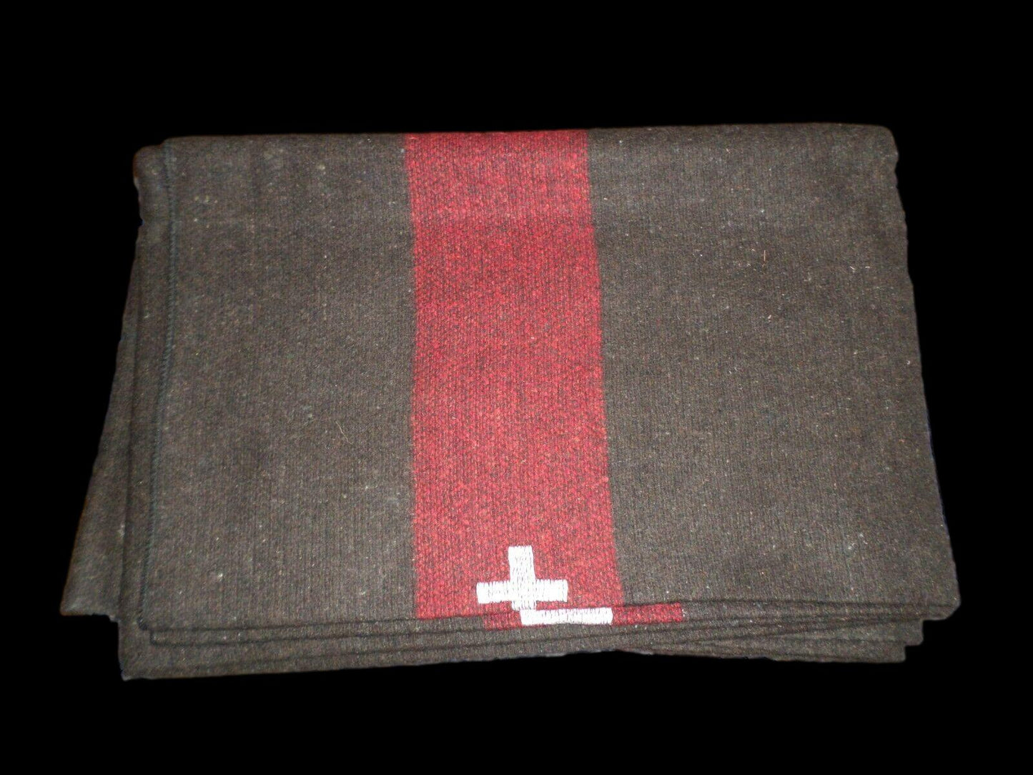 SWISS MILITARY STYLE ARMY WOOL BLANKET CAMPING SURVIVAL 60X84 HEAVY DUTY NEW