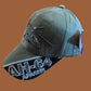 U.S ARMY AH-64 APACHE HAT EMBROIDERED MILITARY BALL CAP STONE WASHED OD GREEN