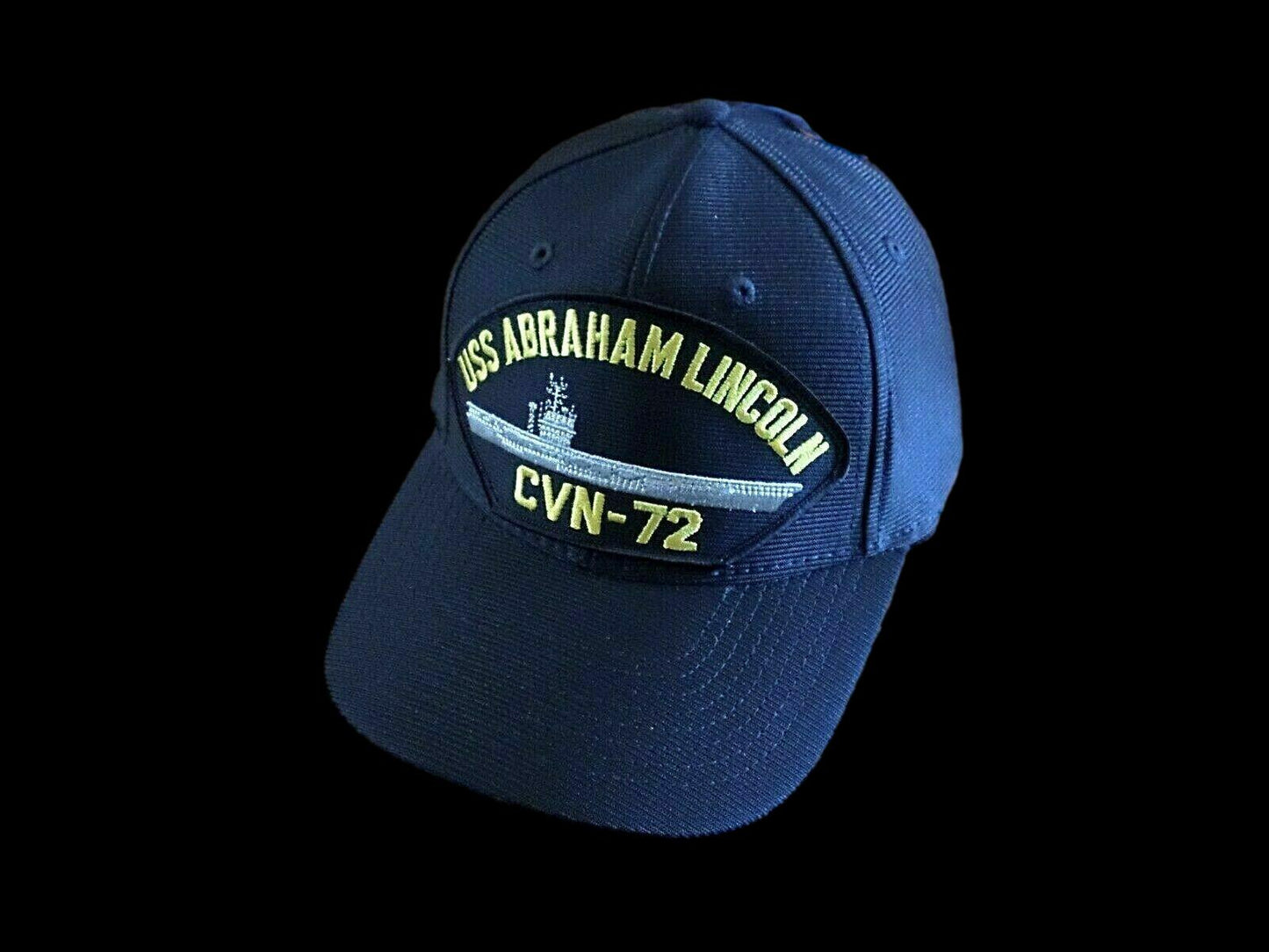 USS ABRAHAM LINCOLN CVN -72 U.S NAVY SHIP HAT OFFICIAL U.S MILITARY BALL CAP USA