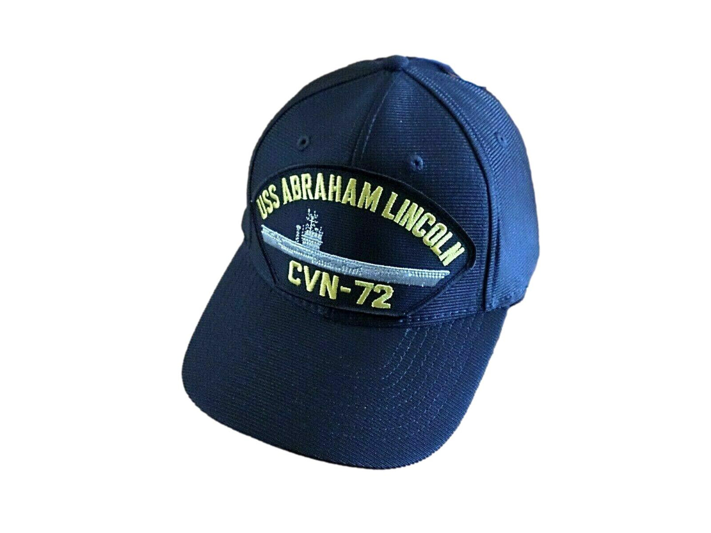 USS ABRAHAM LINCOLN CVN -72 U.S NAVY SHIP HAT OFFICIAL U.S MILITARY BALL CAP USA